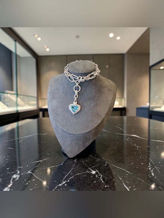 Judith Ripka Jewelry - Judith Ripka Luxury Vintage Designer Couture Authentic Formal Silver Necklace